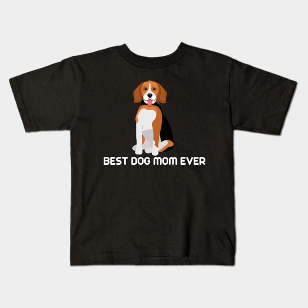 best dog mom Kids T-Shirt by Dizzyland